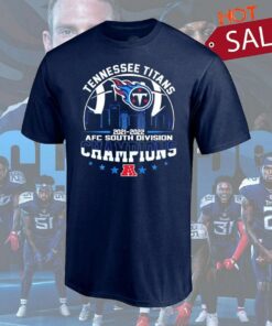Tennessee Titans 2021-2022 Afc South Division Champs T-Shirt