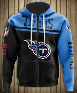 Tennessee Titans 3D Skull Hoodie Pullover Zip Hoodie for Fans