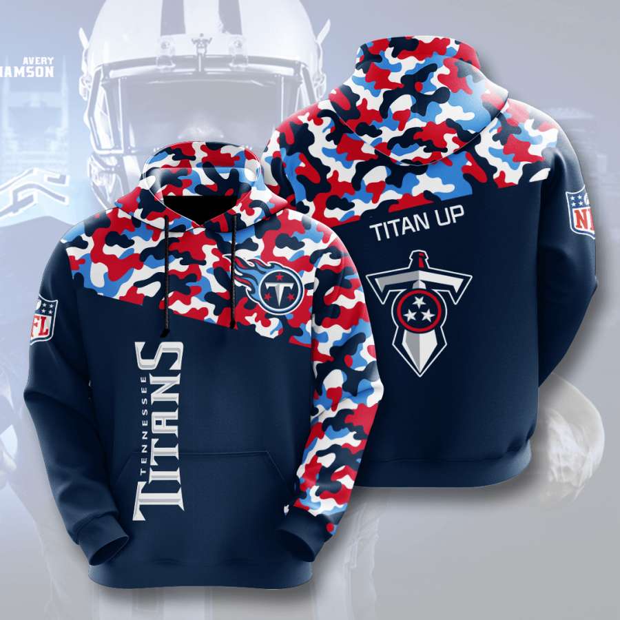 Tennessee Titans Custom Sport All Over Print Hoodie 3D Style 10