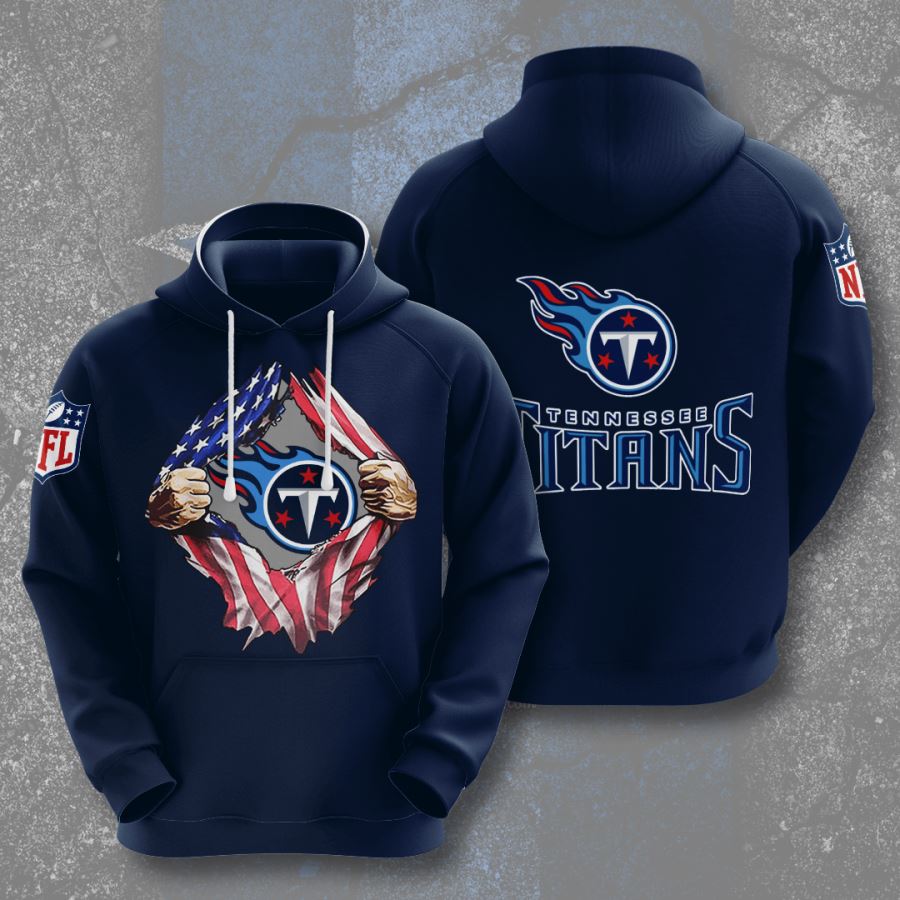 Tennessee Titans Custom Sport All Over Print Hoodie 3D Style 6
