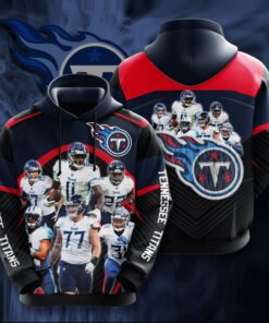 Tennessee Titans Custom Sport All Over Print Hoodie 3D Style 8