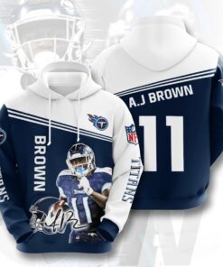 Tennessee Titans Custom Sport All Over Print Hoodie 3D Style 9