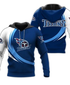 Tennessee Titans Hoodie Curve Graphic Gifts for Fans