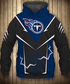 Tennessee Titans Hoodie Lightning Graphic Gifts for Fans