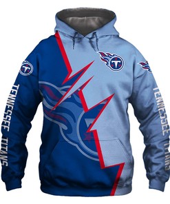 Tennessee Titans Hoodie Zigzag Graphic Zip Hoodie Pullover Gift for Fans