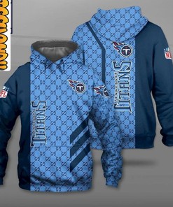 Tennessee Titans Luxury Design NFL Hoodie 3D