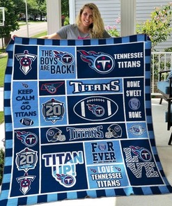 Tennessee Titans Quilt Blanket Bedding Set for Home Décor