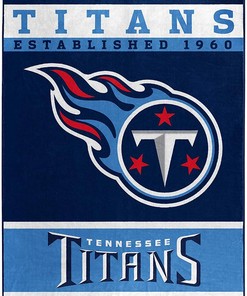 Tennessee Titans Sherpa Blanket Fleece Blanket Gifts for Nfl Fans