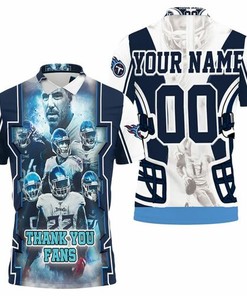 Tennessee Titans Thank You Fan Super Bowl 2021 Afc South Division Personalized 3D All Over Print Polo Shirt