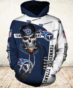 Tennessee Titans Zip Hoodie 3D Zip Hoodie Cute Death Gifts for Fans