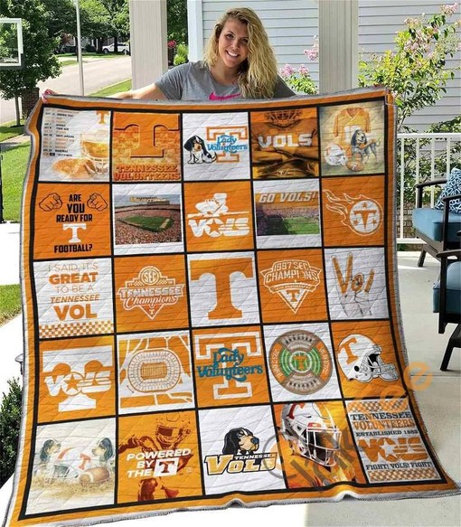 Tennessee Volunteers Quilt Blanket Bedding Set