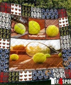 Tennis Sports Quilt Blanket Bedding Set