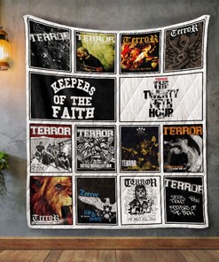 Terror Album Covers Quilt Blanket Bedding Set for Home Décor