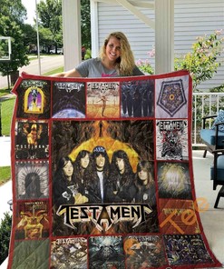 Testament Style 2 Quilt Blanket Bedding Set with Customizable Name or Sentence