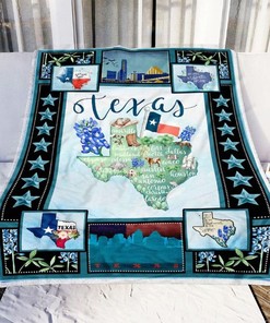 Texas Girl Fleece Blanket Quilt Blanket Bedding Set