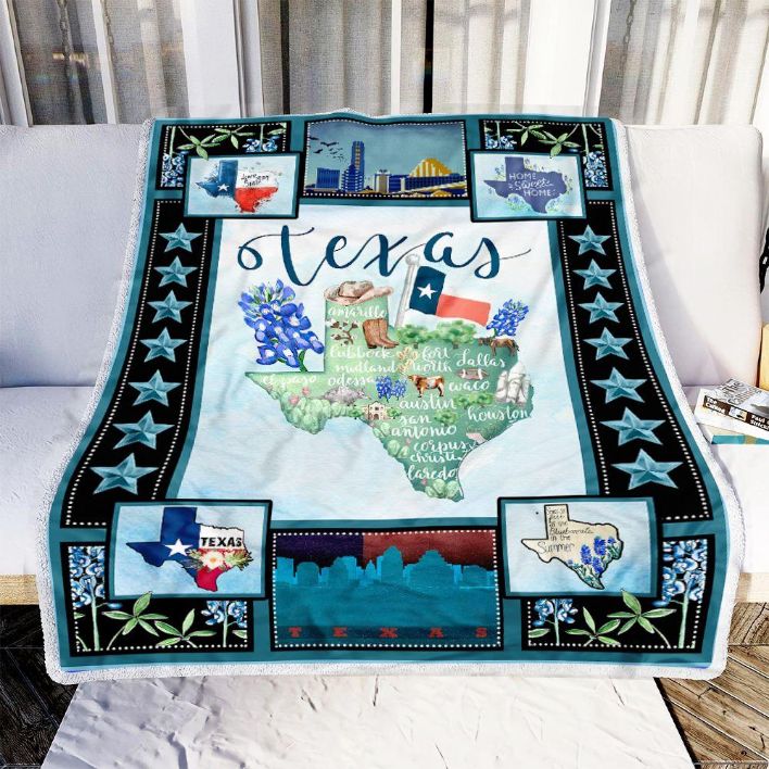 Texas Girl Fleece Blanket Quilt Blanket Bedding Set