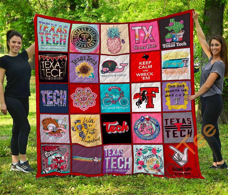 Texas Tech Quilt Blanket And Bedding Set