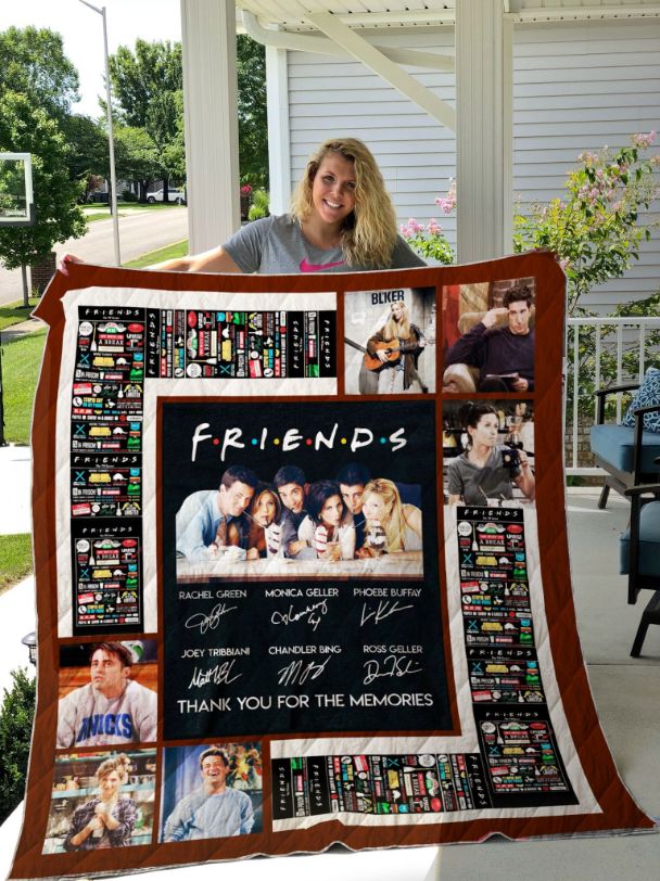 Thank You Friends Tv Show Quilt Blanket Bedding Set