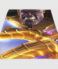 Thanos And Stone Sherpa Fleece Blanket Gifts for Family, for Couple