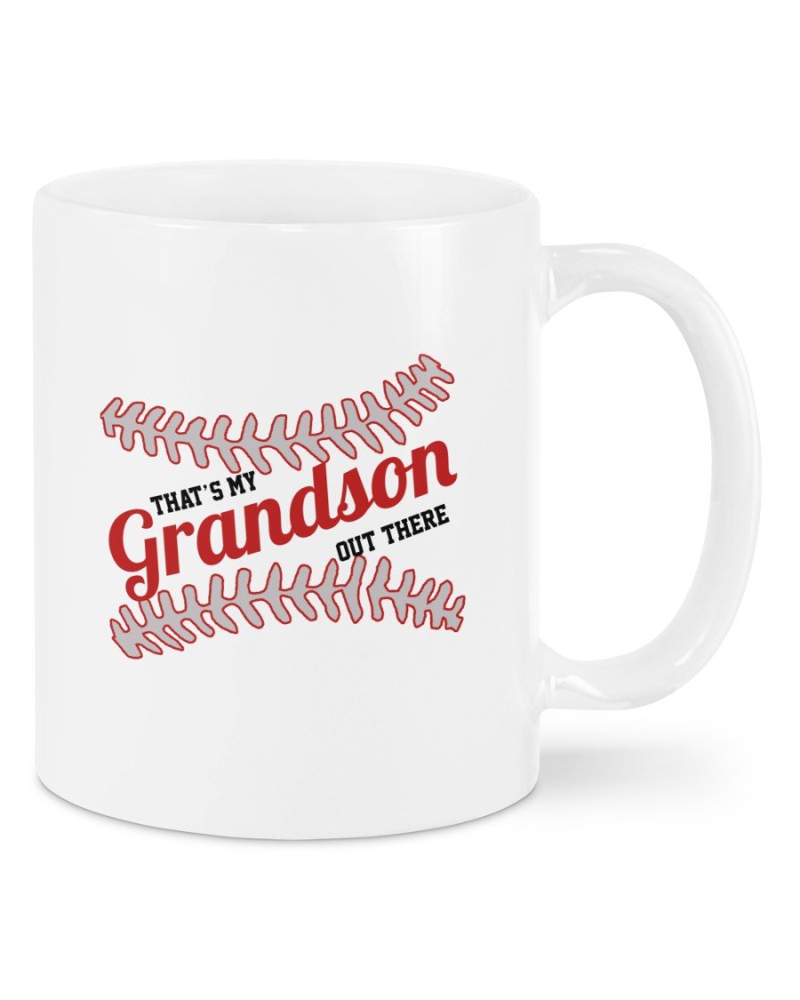 That's My Grandson Out There Baseball Blanket For Baseball Lovers For Grandson Birthday