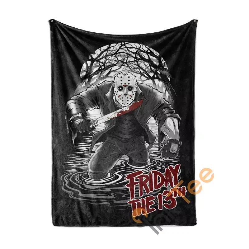 The 13th Halloween Sherpa Fleece Blanket Gifts for Family, for Couple