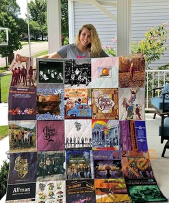 The Allman Brothers Band Quilt Blanket Bedding Set Gifts For Fan