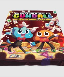 The Amazing World Of Gumball After School Special Sherpa Fleece Blanket Gifts for Family, for Couple