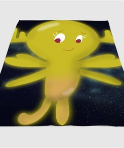 The Amazing World Of Gumball In Galaxy Sherpa Fleece Blanket Gifts for Family, for Couple