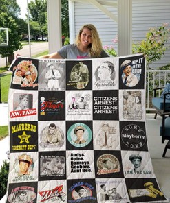 The Andy Griffith Show Quilt Blanket Bedding Set