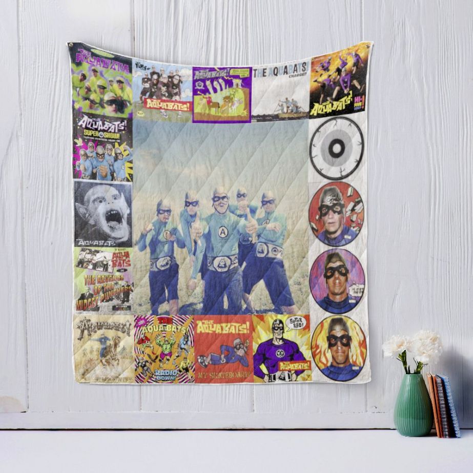 The Aquabats Quilt Blanket Bedding Set for Home Décor