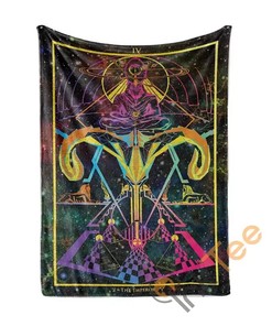 The Arcana Tarot Art Sherpa Fleece Blanket Gift