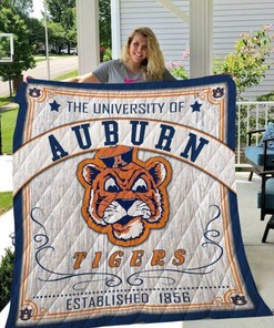 The Auburn Tigers Quilt Blanket Bedding Set for Home Décor