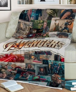 The Avenger Marvel Gift, The Avenger Marvel Gift For Fan Comfy Throw Blanket Gift