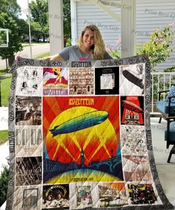 The Best Led Zeppelin Albums Cover Poster Quilt Blanket