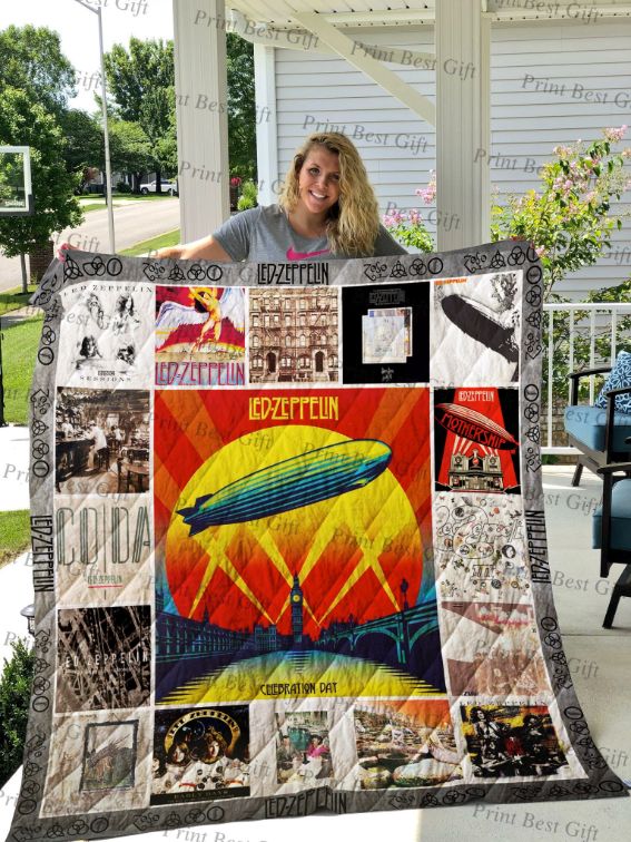The Best Led Zeppelin Albums Cover Poster Quilt Blanket Bedding Set