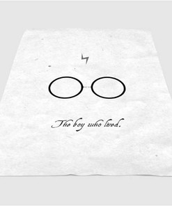 The Boy Who Loved Harry Potter Sherpa Fleece Blanket Gifts for Family, for Couple
