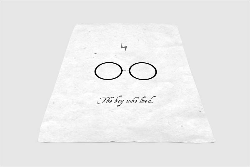 The Boy Who Loved Harry Potter Sherpa Fleece Blanket Gifts for Family, for Couple