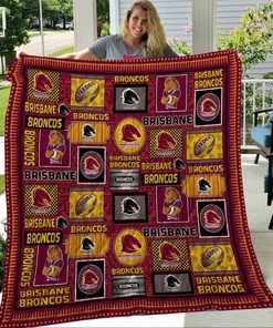 The Broncos Brisbane Broncos Quilt Blanket