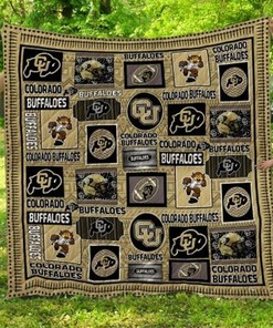 The Buffaloes Ncaa Colorado Buffaloes Combined Collected Quilt Blanket Bedding Set