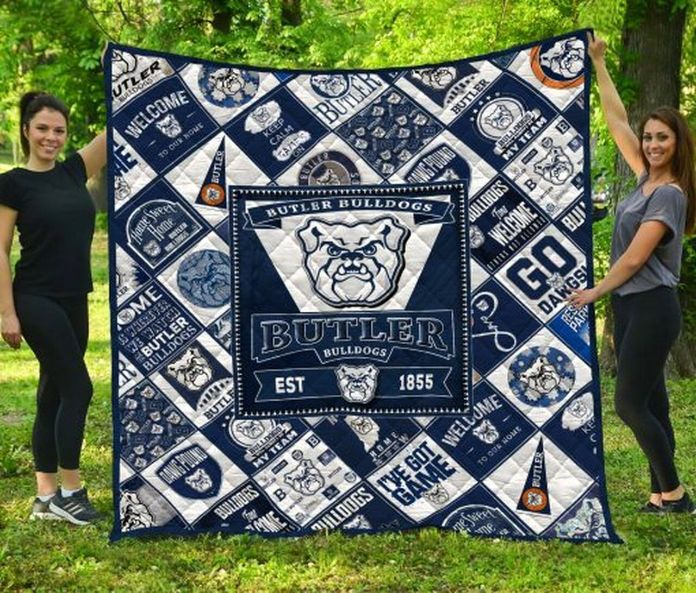 The Bulldogs Ncaa Butler Bulldogs Collection Quilt Blanket Bedding Set