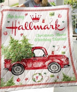 The Christmas Truck Hallmark Christmas Movie Watching Quilt Blanket Bedding Set