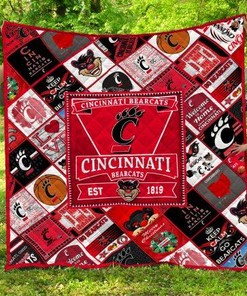 The Cincinnati Bearcats Quilt Blanket Bedding Set