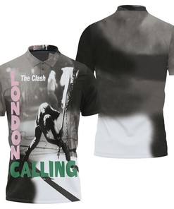The Clash London Calling 3d Polo Shirt Jersey All Over Print Shirt 3d T-shirt