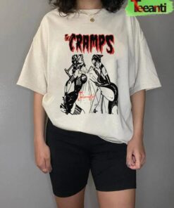 The Cramps Flame Job Rare 1990S Tour T-Shirt