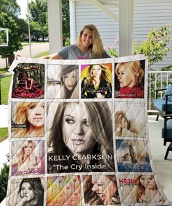 The Cry Inside Kelly Clarkson Albums For Fans Ver Collection Quilt Blanket Bedding Set