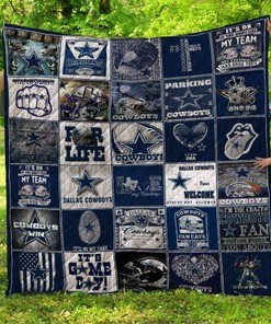 The Dallas Cowboys Quilt Blanket Bedding Set for Home Décor