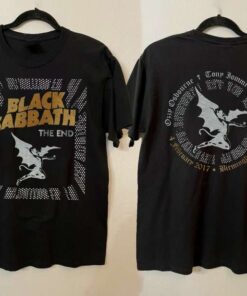 The End 2017 Tour Ozzy Osbourne Black Sabbath Demon Tony Lommi And Geezer Butler T-Shirt