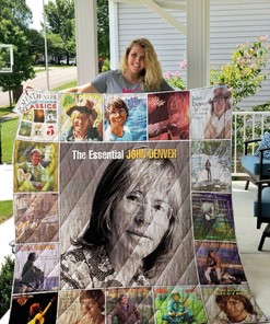 The Essential John Denver Collected Collection Quilt Blanket Bedding Set
