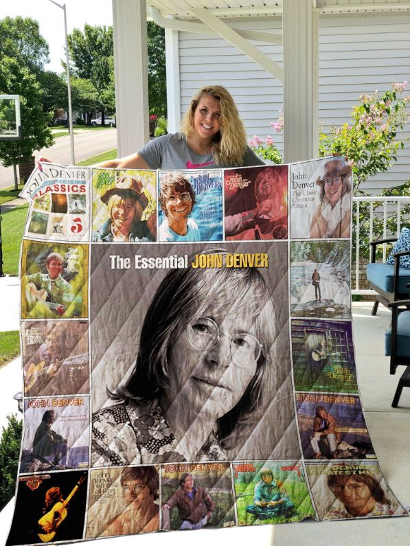 The Essential John Denver Collected Collection Quilt Blanket Bedding Set