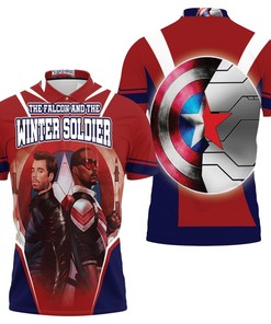 The Falcon And The Winter Soldier Connection 3D All Over Print Polo Shirt